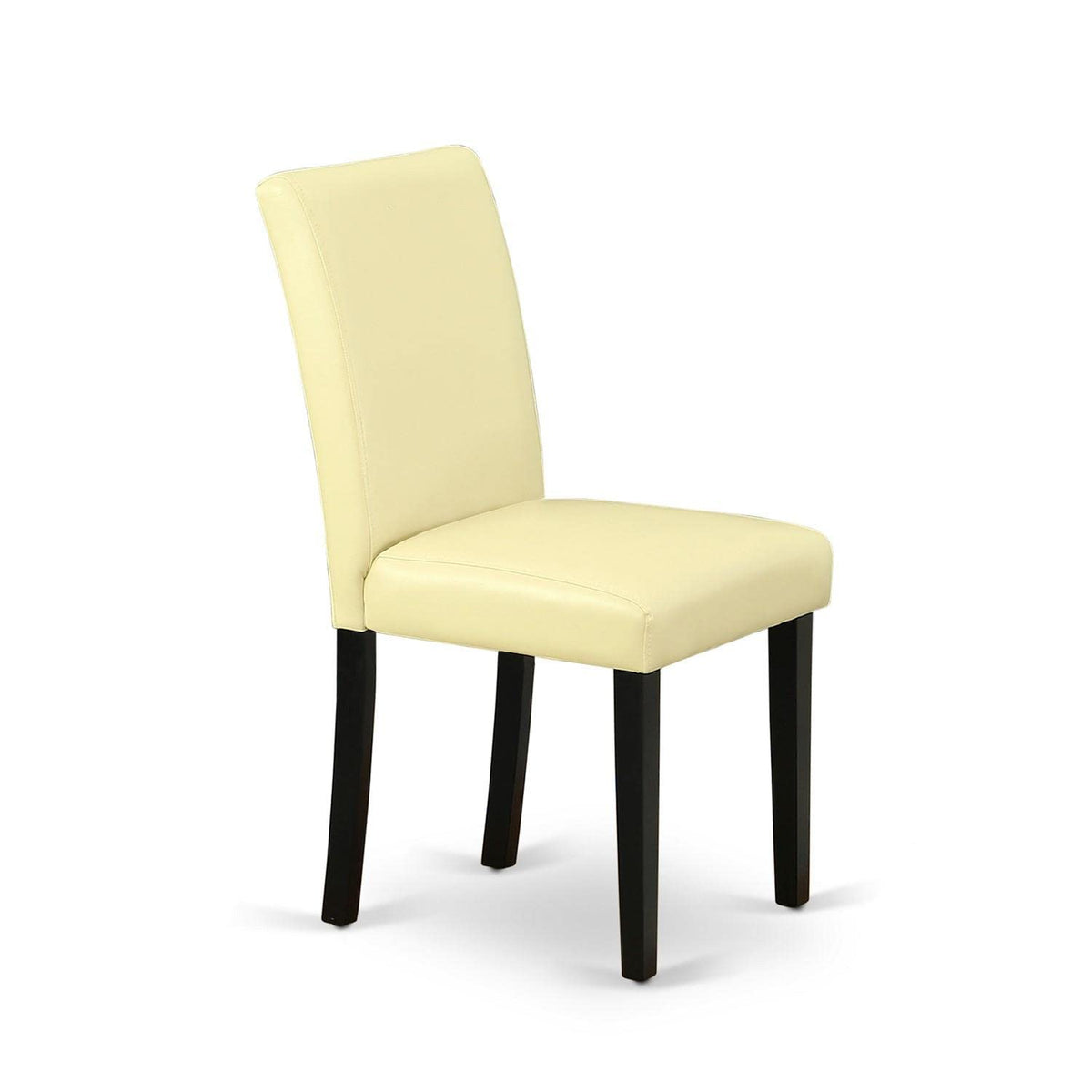 Eggnog Faux Leather Upholstered Dining Chairs Set of 2 O659