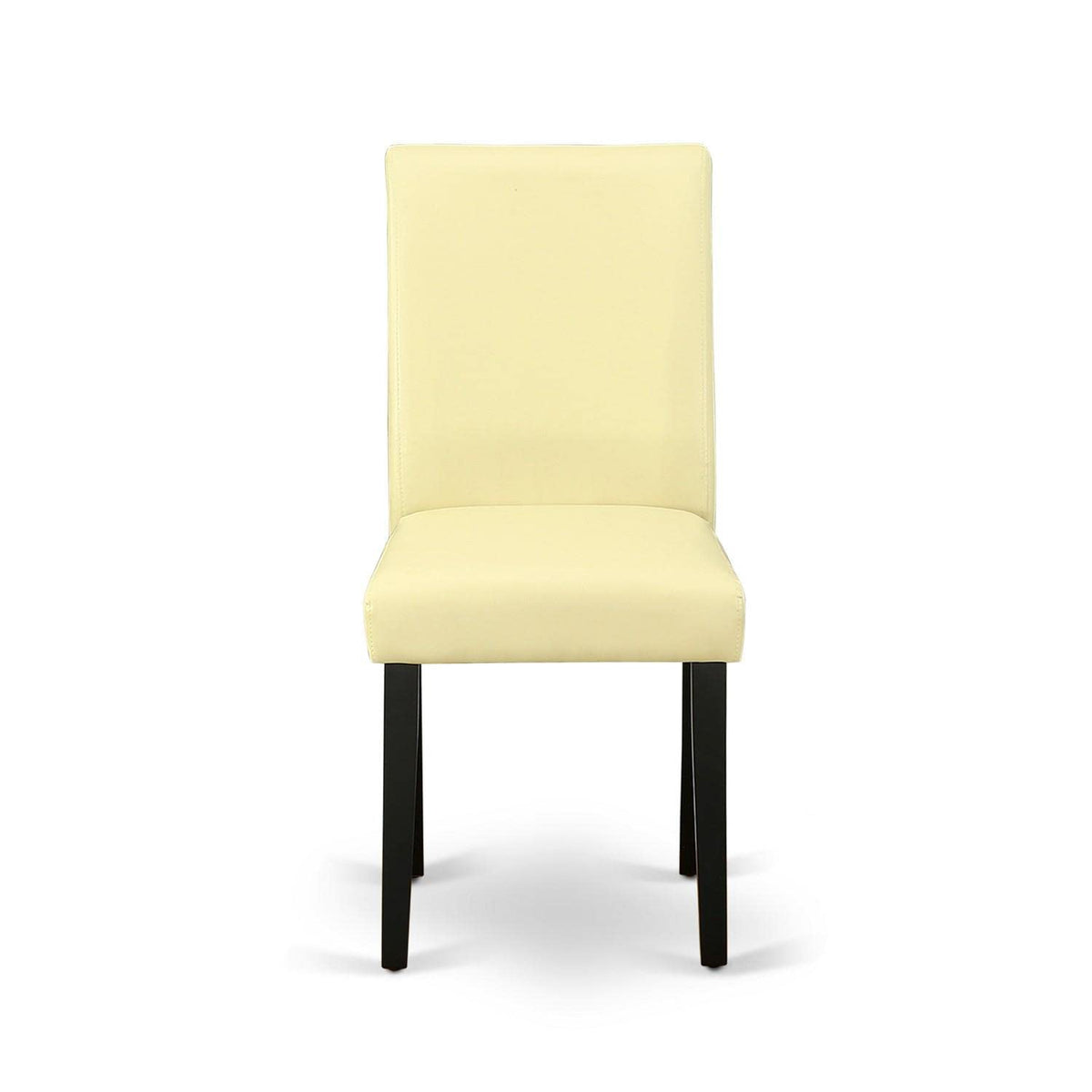 Eggnog Faux Leather Upholstered Dining Chairs Set of 2 O659