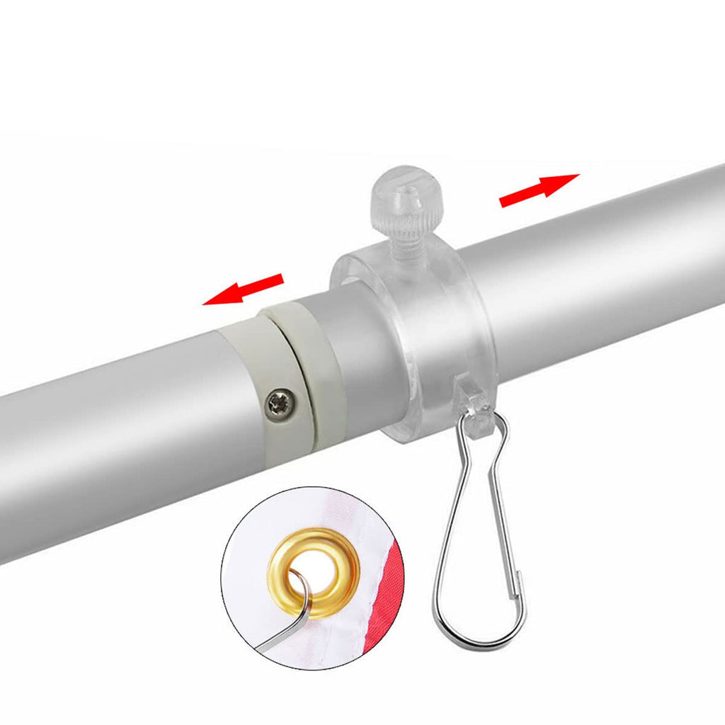6ft Outdoor Flagpole Z13298