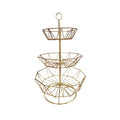 3 Tier Metal Wire Fruit Basket Stand R782