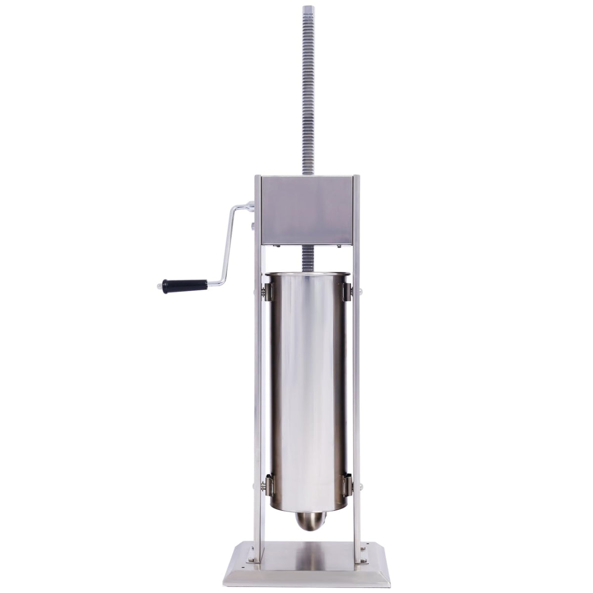 Stainless Steel Vertical Sausage Stuffer 15LB/7L with 4 Stuffing Tubes O37779