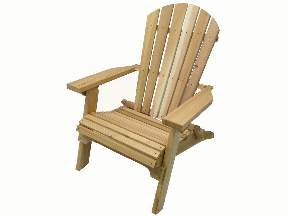 Folding Natural Cedar Adirondack Chair D88047
