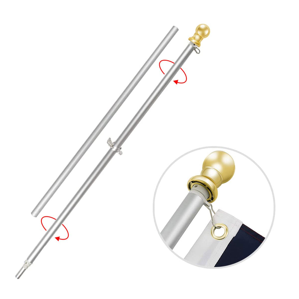 6ft Outdoor Flagpole Z13298