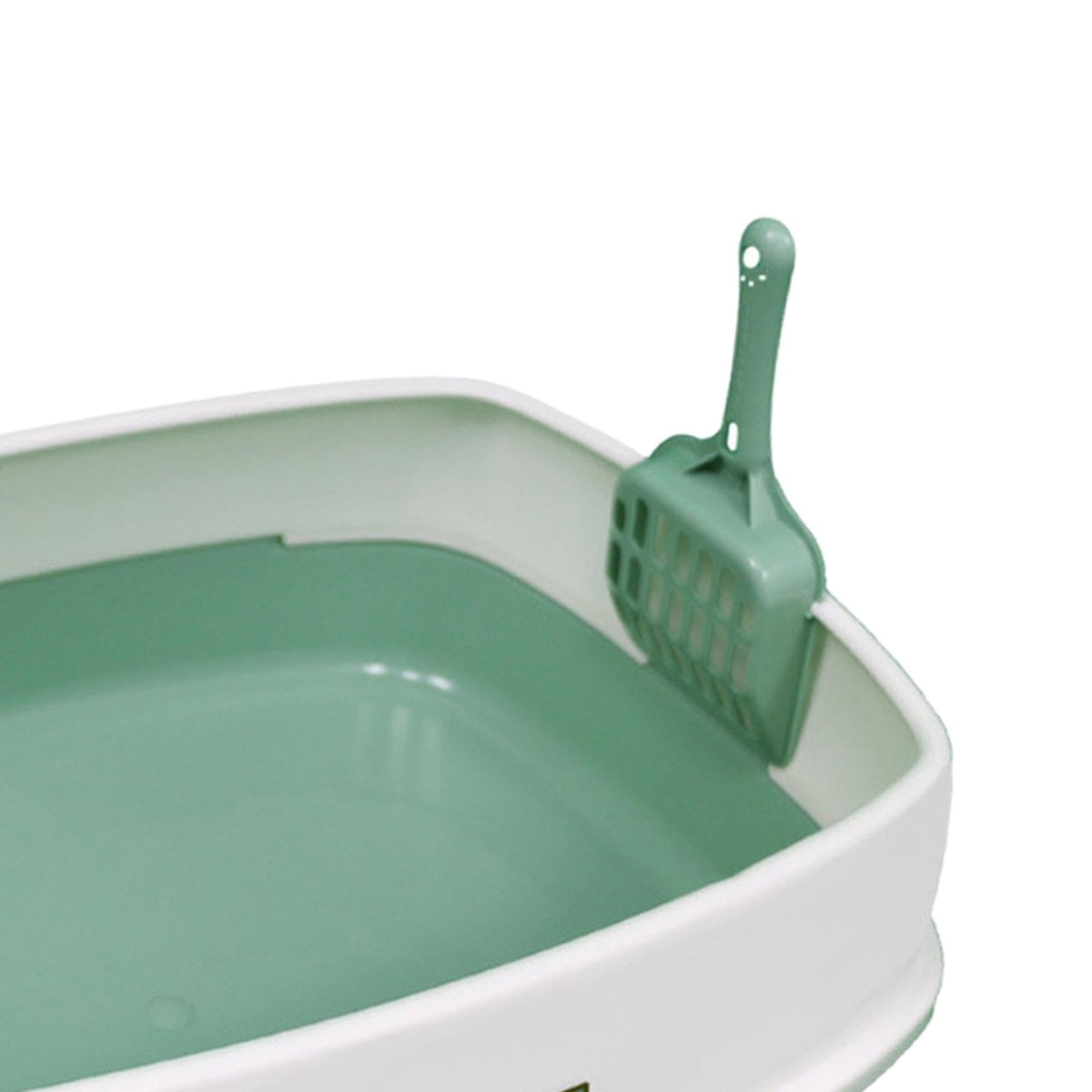 Green Sifting Cat Litter Box E67523