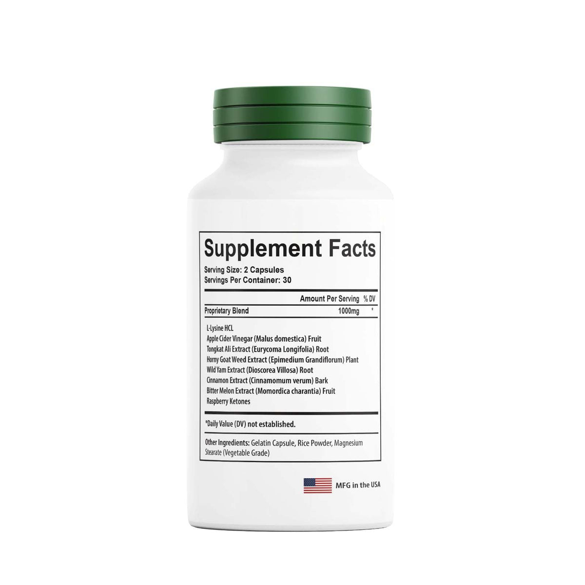 60 Capsules Supplement Pills U310