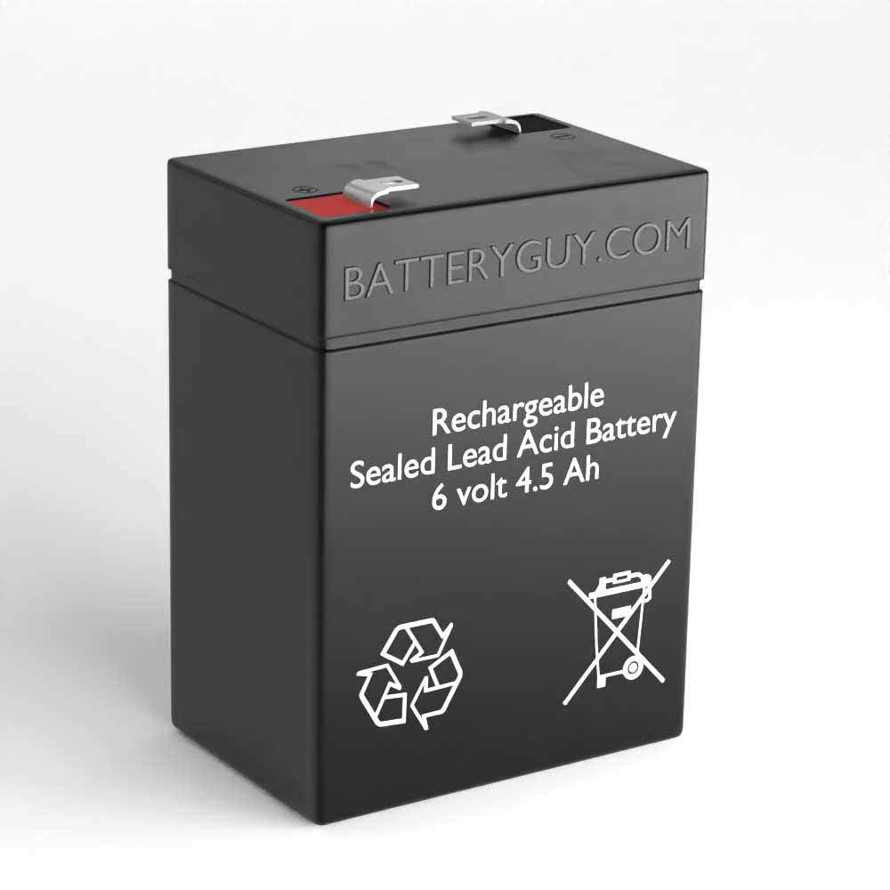 6V 4.5Ah Rechargeable SLA Batteries Qty of 4 L9270