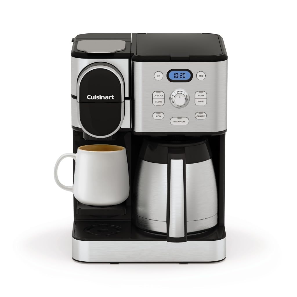 10-Cup Thermal Carafe Drip Coffee Maker and Single-Serve Brewer Z7175