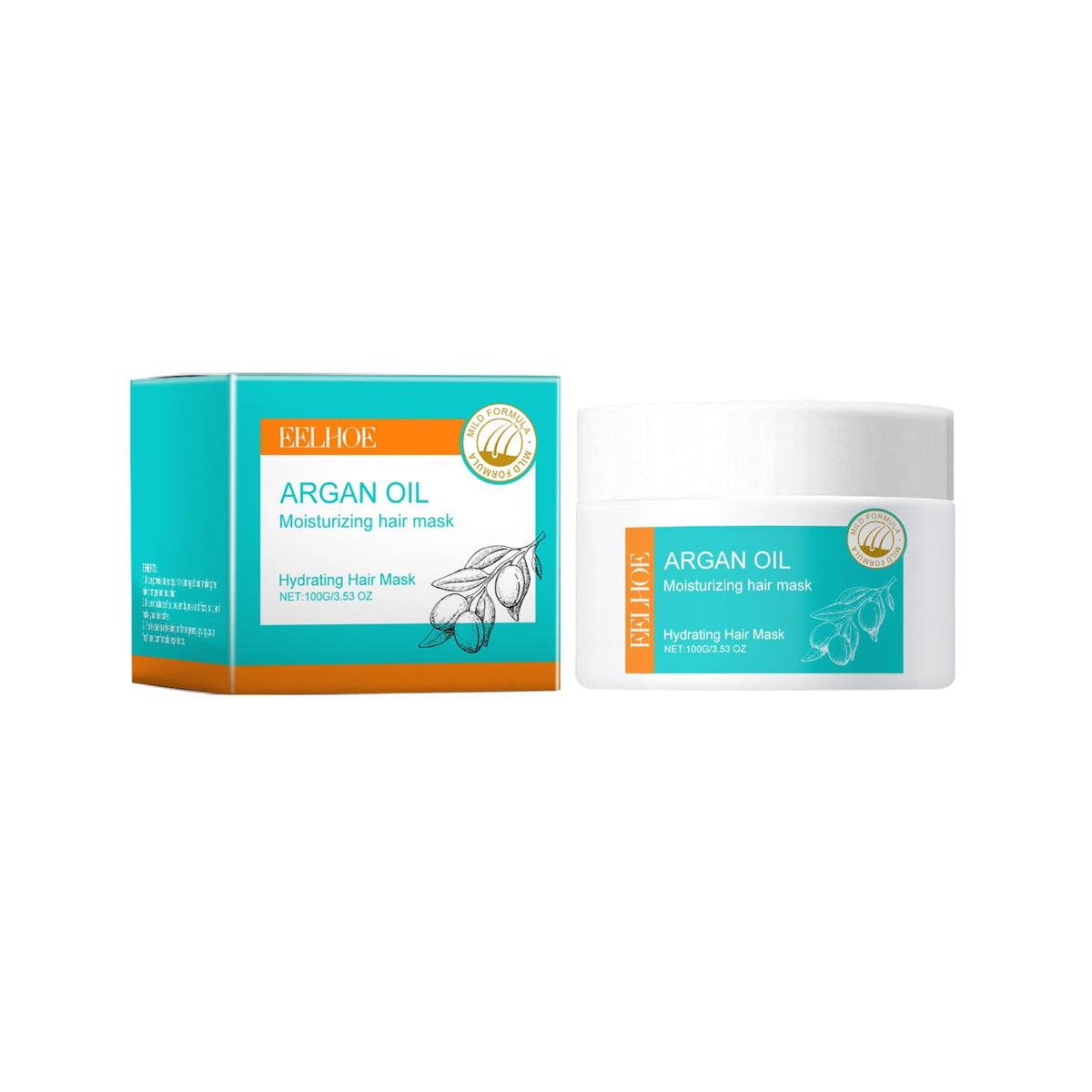 Argan Oil Hydrating Shampoo Conditioner Oil and Mask Hair Care Set S605