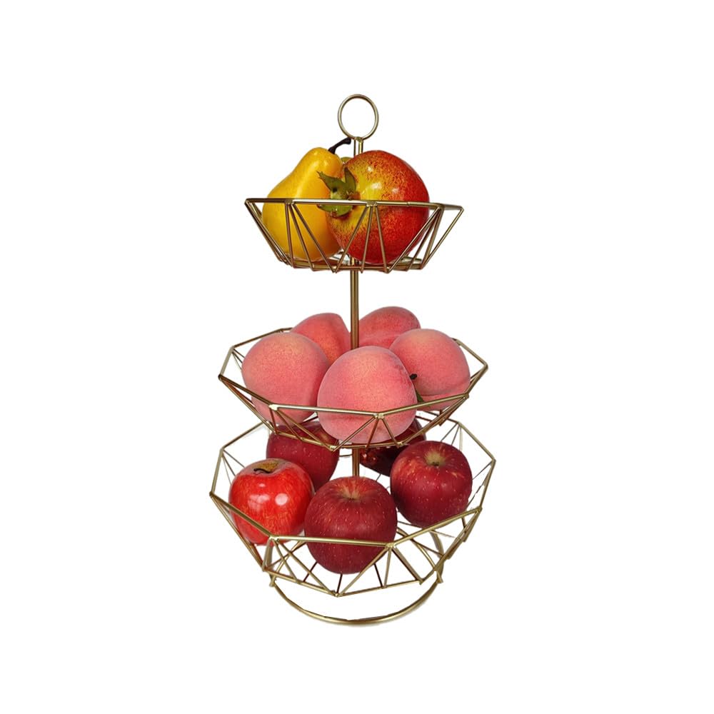 3 Tier Metal Wire Fruit Basket Stand R782