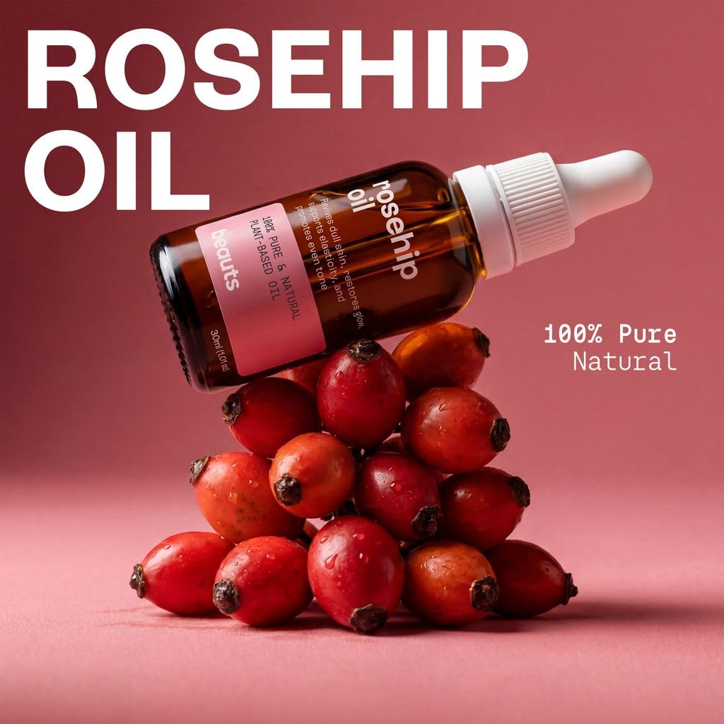 Cold-Pressed Unrefined Rosehip Seed Oil 1 oz Y404
