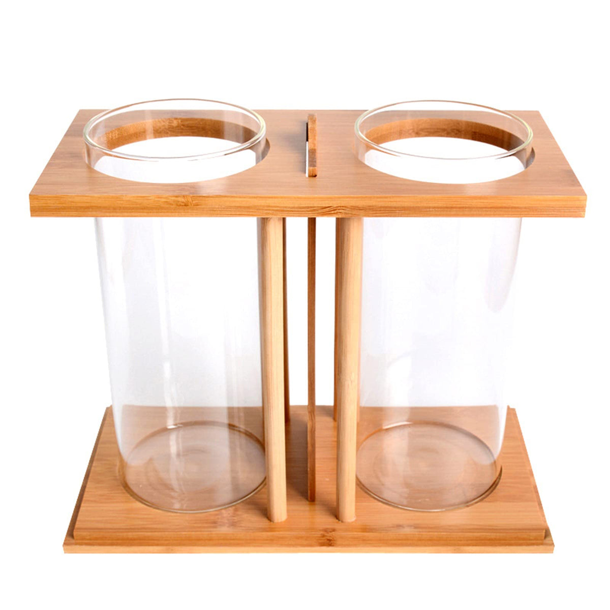 Bamboo Desktop Aquarium with LED Light V170