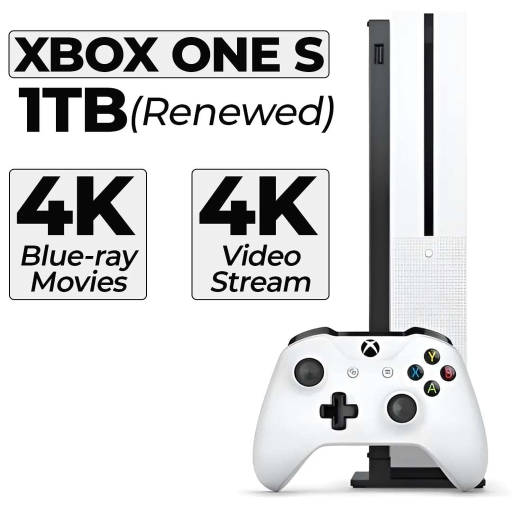 White 1TB All-Digital Console Bundle with Wireless Controller P474096