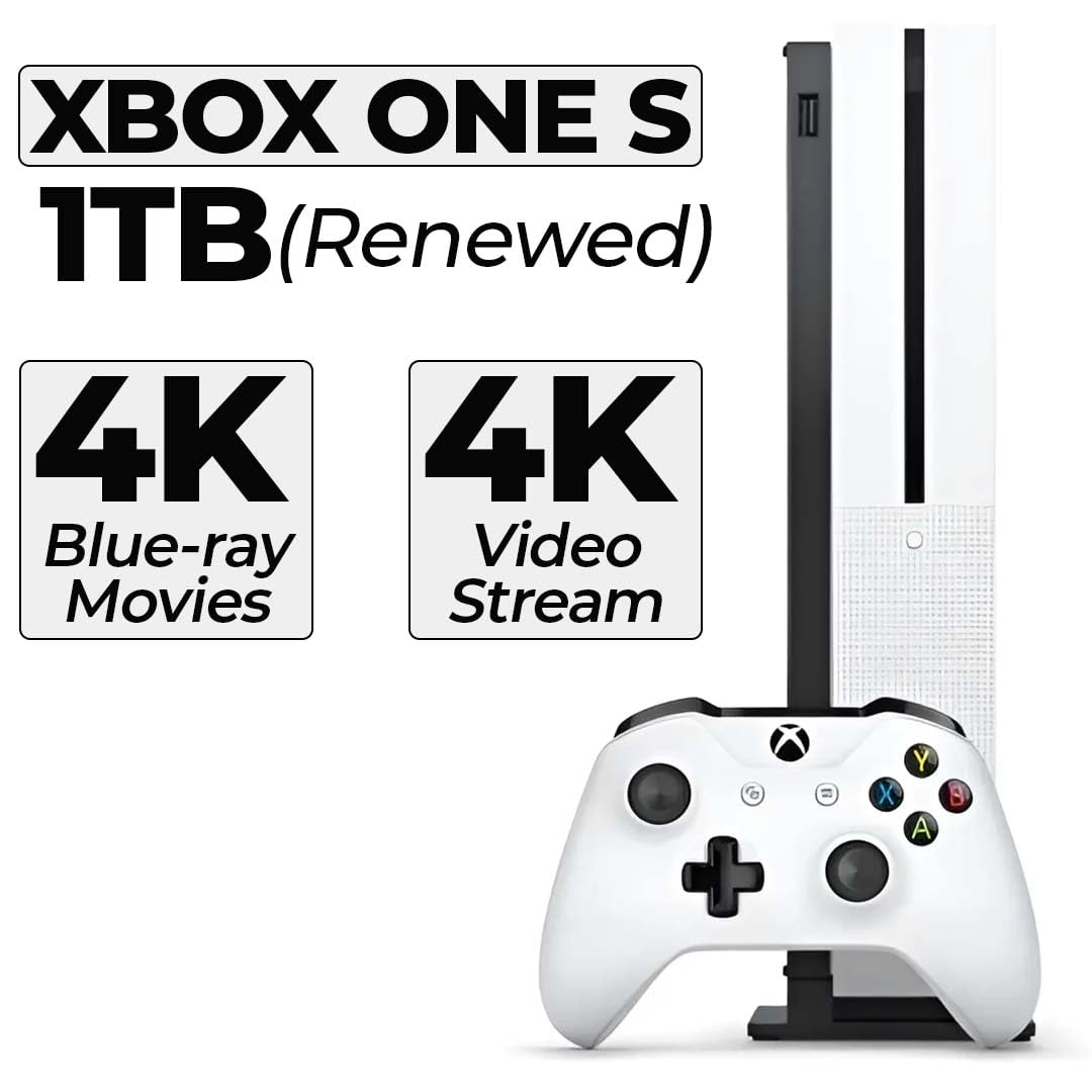 White 1TB All-Digital Console Bundle with Wireless Controller P474096