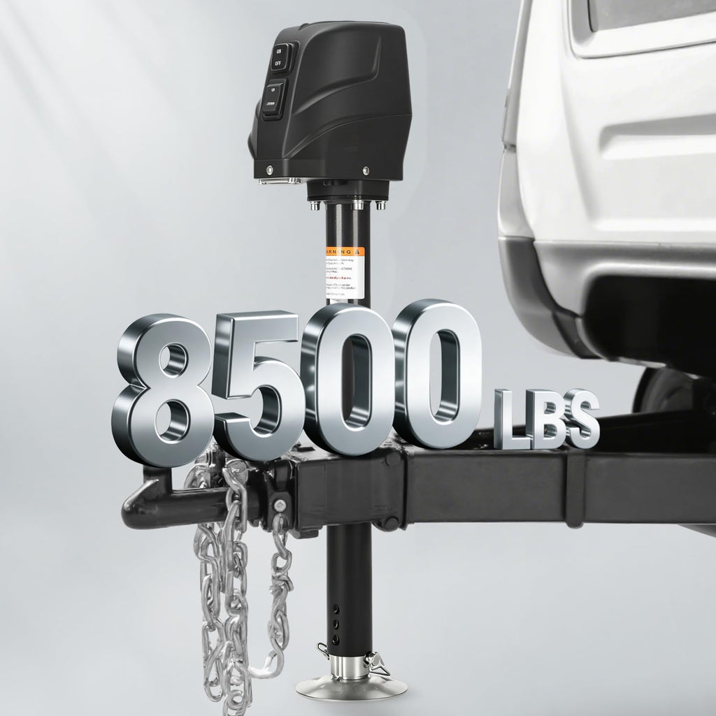 Electric Trailer Jack with Waterproof Cover & LED Light S529787