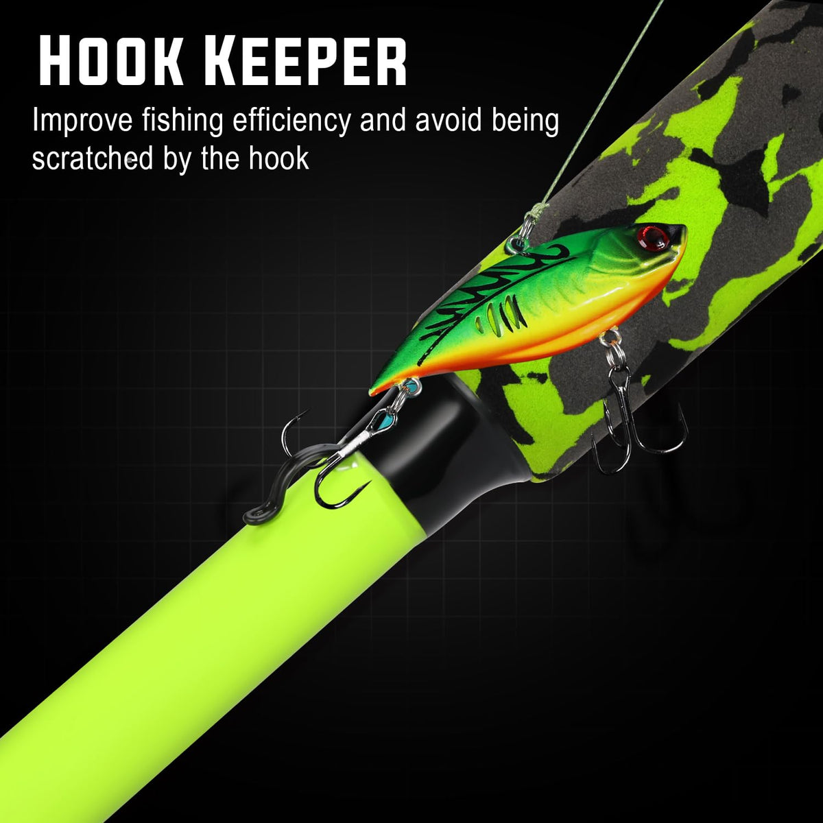 2-Piece Graphite Casting & Spinning Fishing Rod B37114