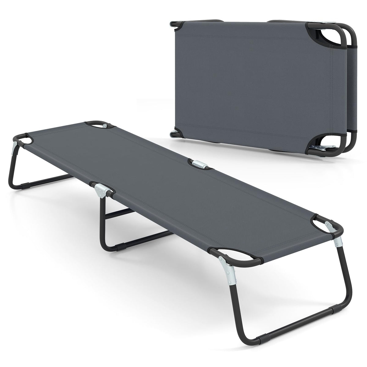Folding Camping Cot Portable Ultralight Compact Sleeping Cot Bed Oxford Fabric S330