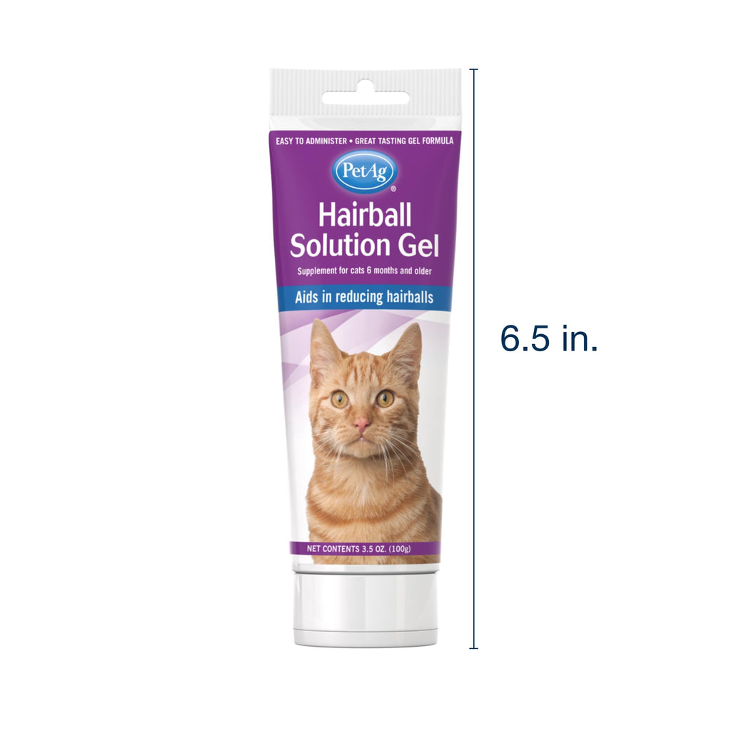 Hairball Solution Gel Supplement for Cats 3.5 oz K1501