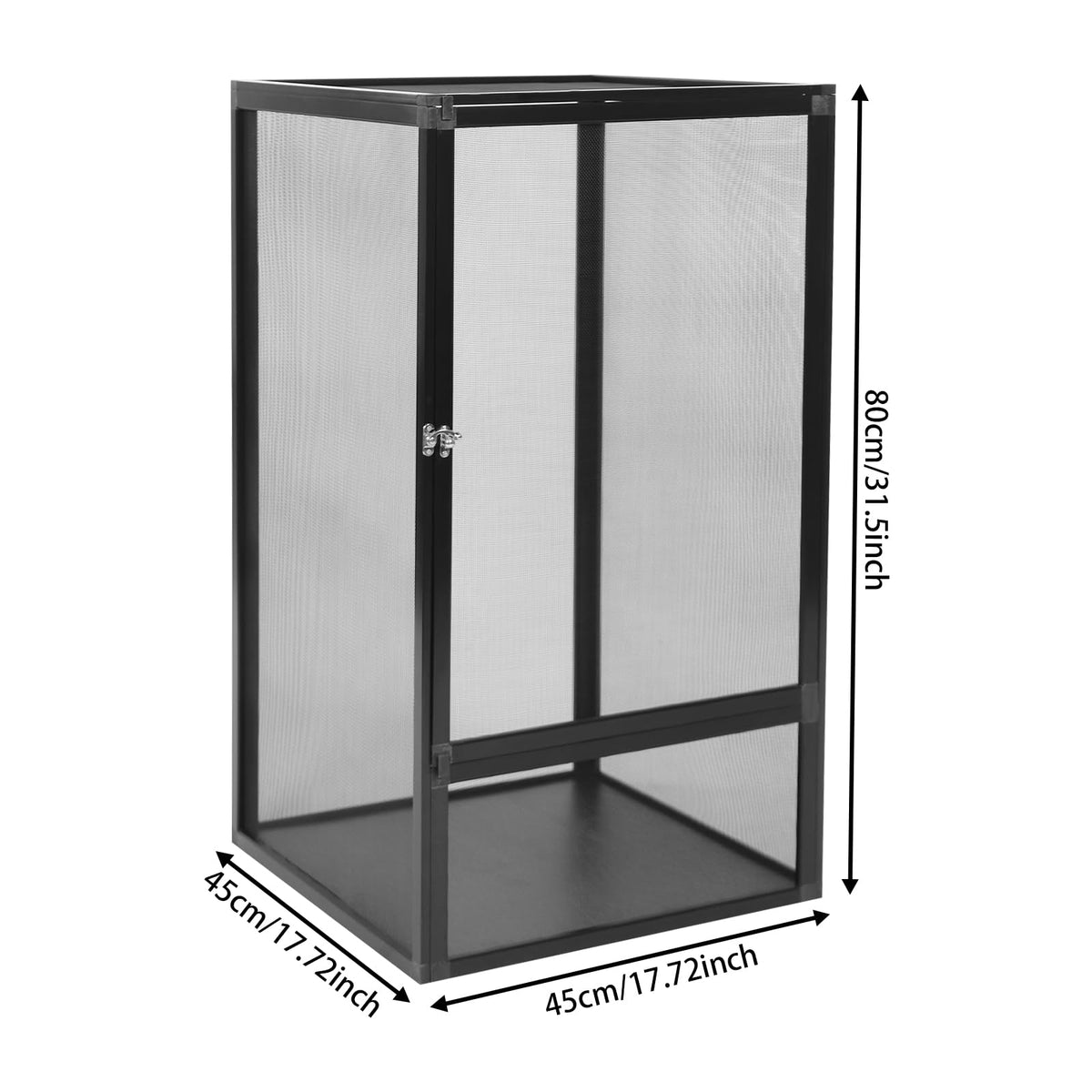 Aluminum Alloy Mesh Reptile Terrarium with Removable Top E110