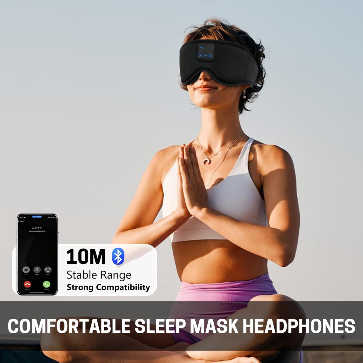 Sleep Mask with Bluetooth Headphones L9861
