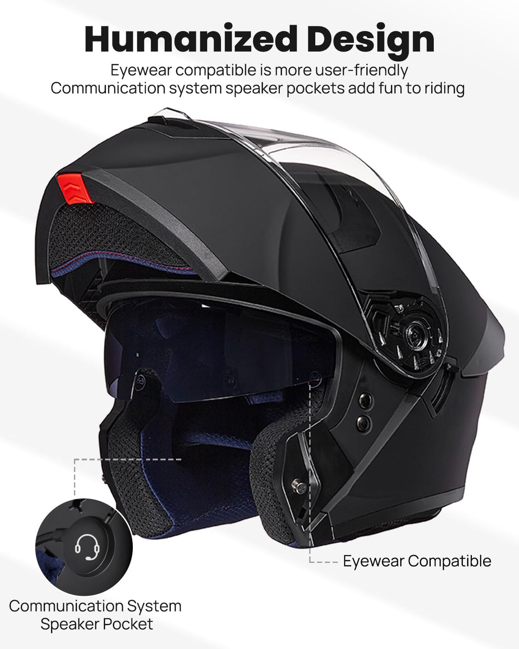 Modular Full Face Motorcycle Helmet L4707