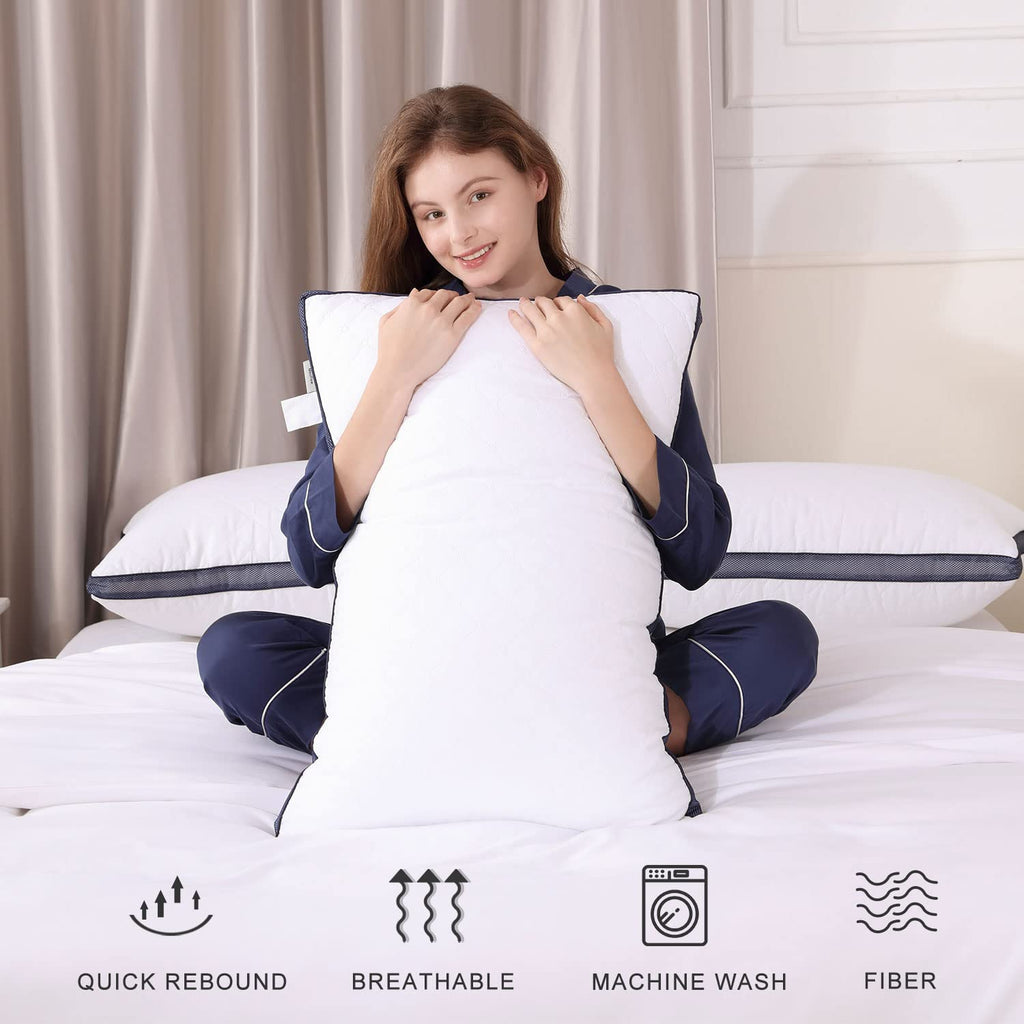 Queen Size Bed Pillows Set of 2 I85164