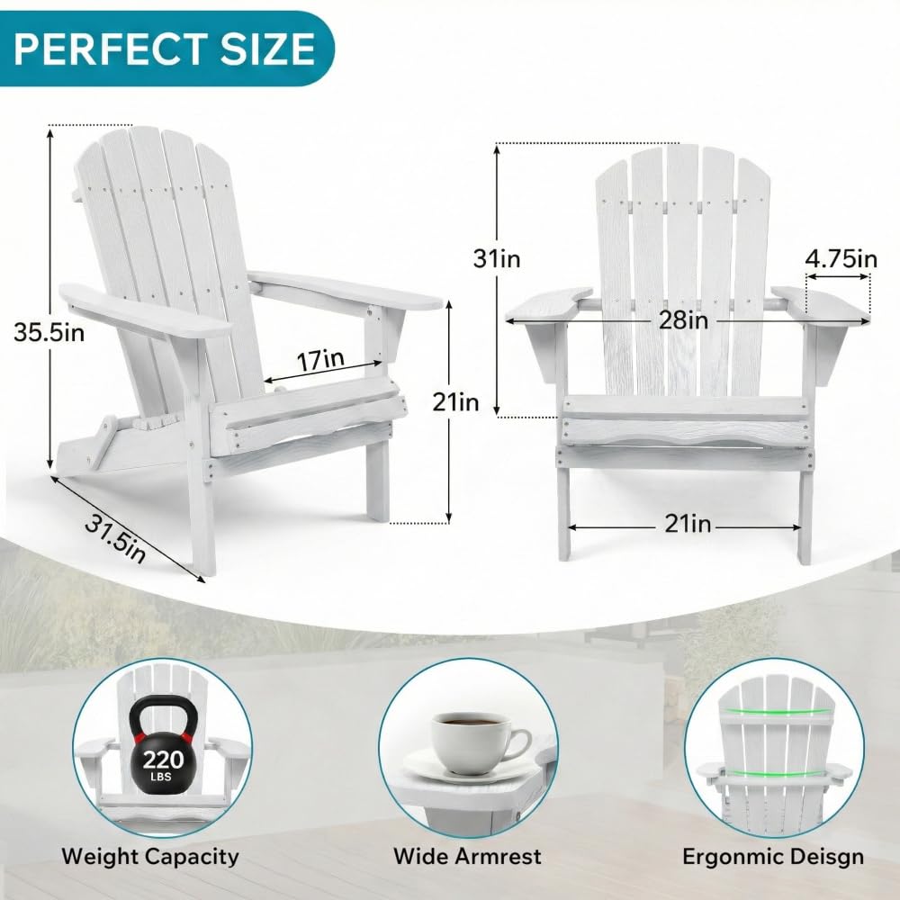 Folding Wooden Adirondack Chair N298880