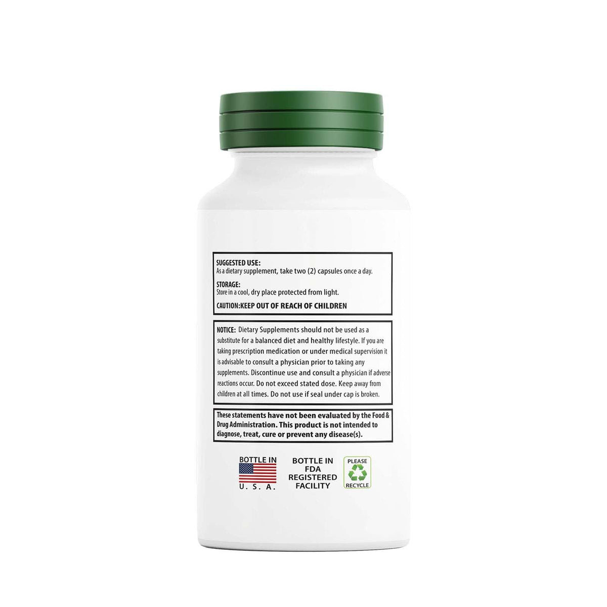 60 Capsules Supplement Pills U310
