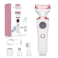 Electric Razor for Women, 4-in-1 Bikini Trimmer & Body Shaver, Rechargeable Wet/Dry D751