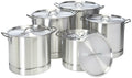 10 Pcs Aluminum Stock Pot Set With Steamer F919