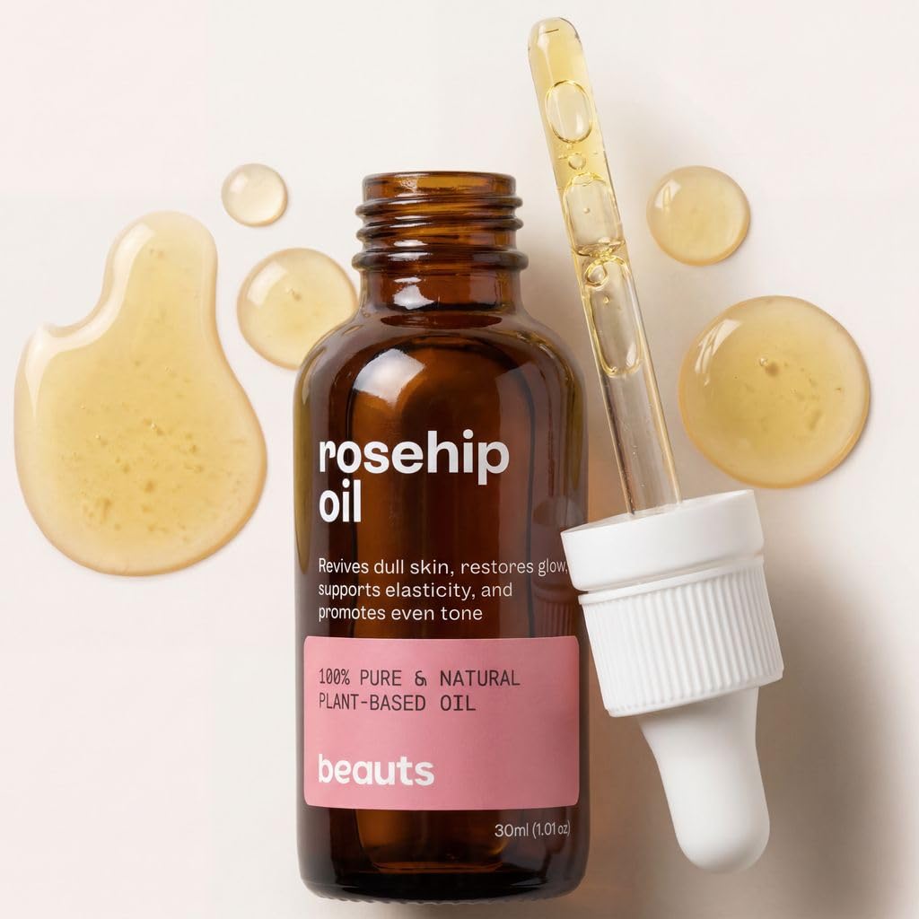 Cold-Pressed Unrefined Rosehip Seed Oil 1 oz Y404