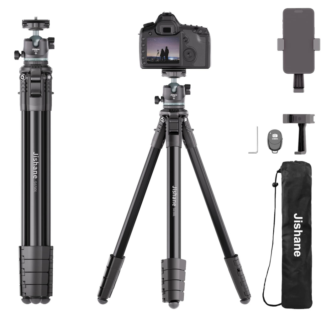 72" Lightweight Aluminum Camera Tripod with Ball Head and Carry Bag W677007
