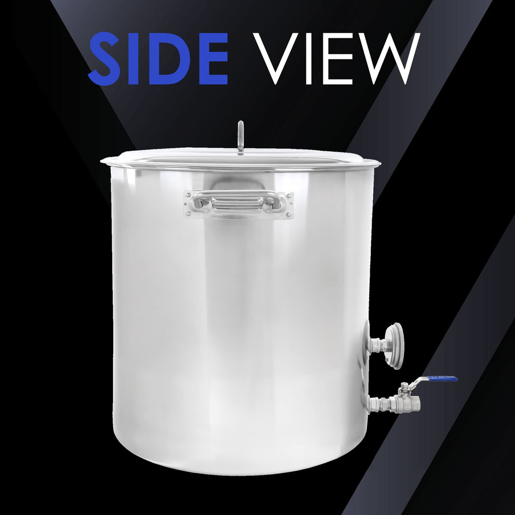 Stainless Steel 40 QT Stock Pot + Propane Burner M805