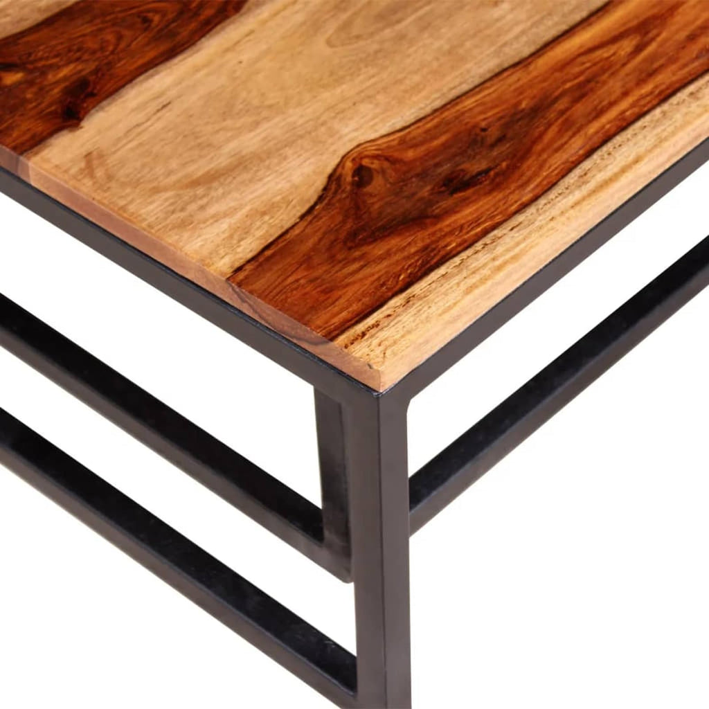 Two Piece Nesting Coffee Table Solid Sheesham Wood Z73940