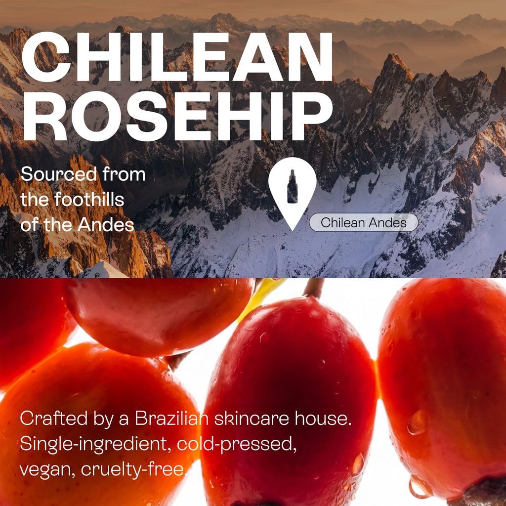 Cold-Pressed Unrefined Rosehip Seed Oil 1 oz Y404