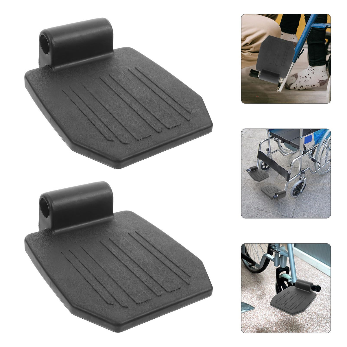 Heavy Duty Wheelchair Foot Pedals Replacement C746