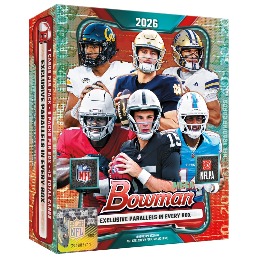 2026 Bowman Football Mega Box Factory Sealed P2163