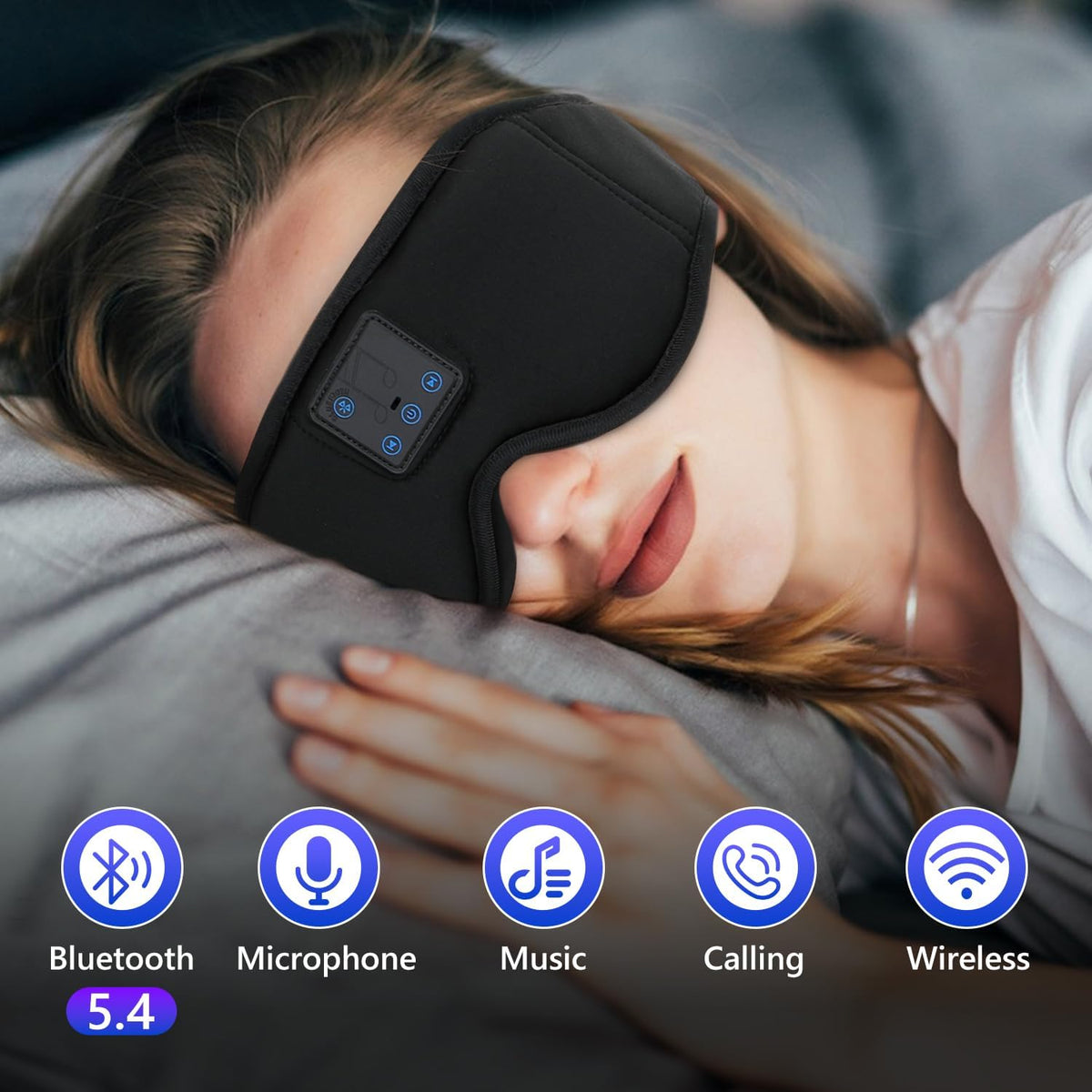 Sleep Mask with Bluetooth Headphones L9861