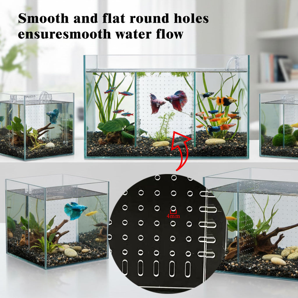 Acrylic Aquarium Divider with Suction Cups S7595