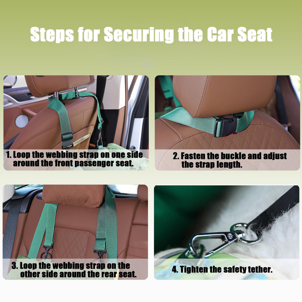 2-in-1 Dog Car Seat for Small Dogs P5172