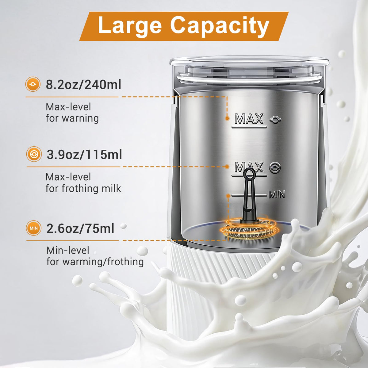 4-in-1 Electric Milk Frother J79184