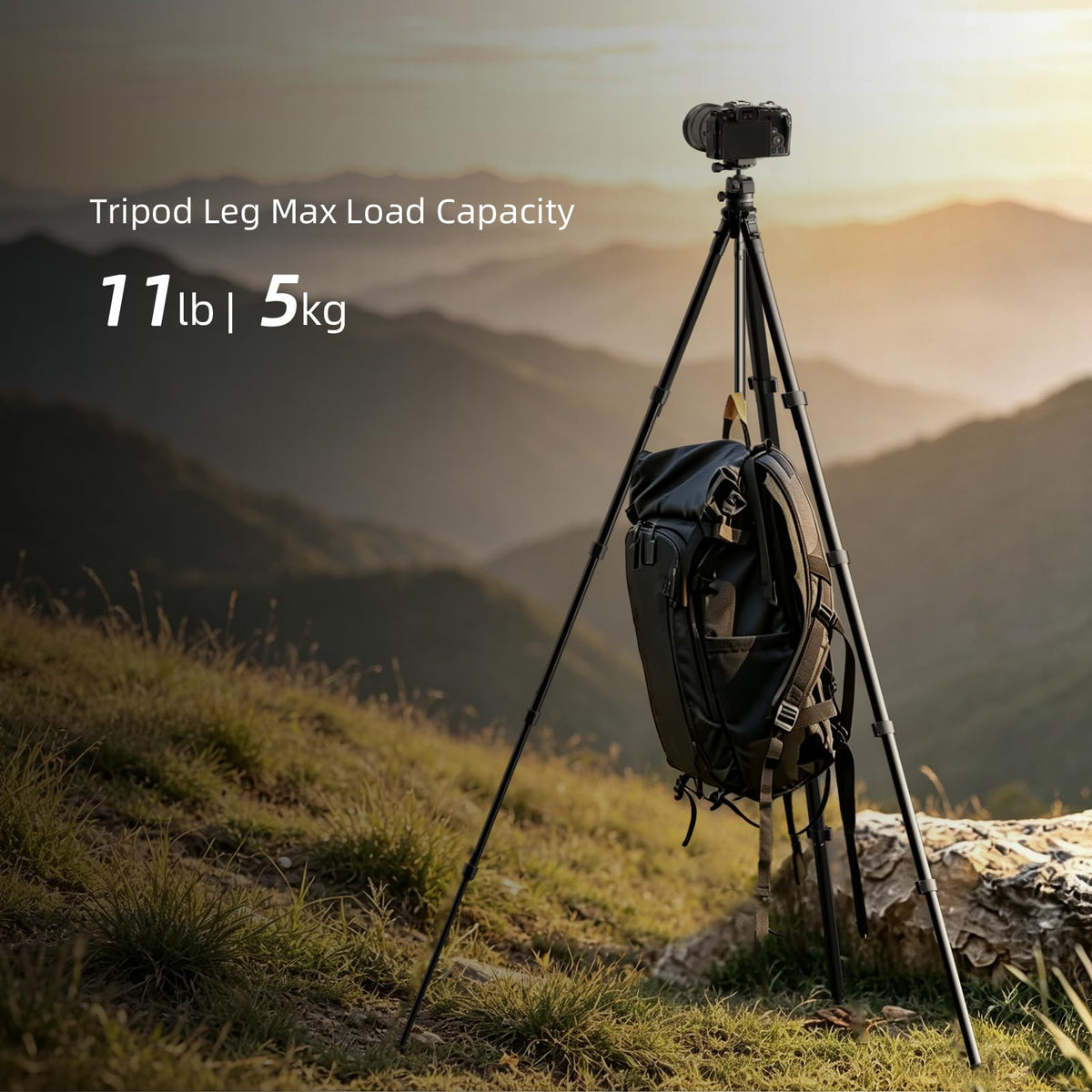 72" Lightweight Aluminum Camera Tripod with Ball Head and Carry Bag W677007