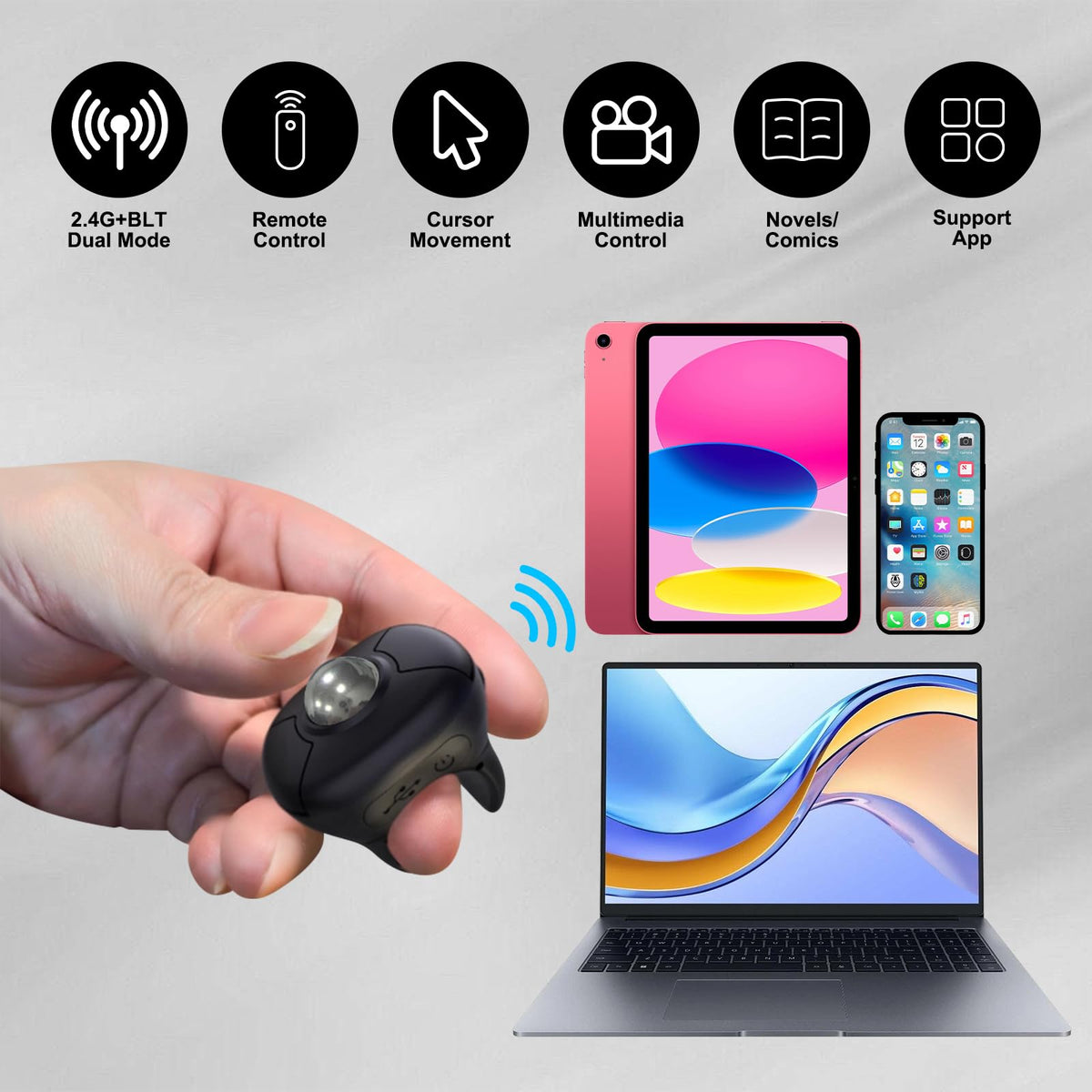 Wireless Trackball Mouse B79553