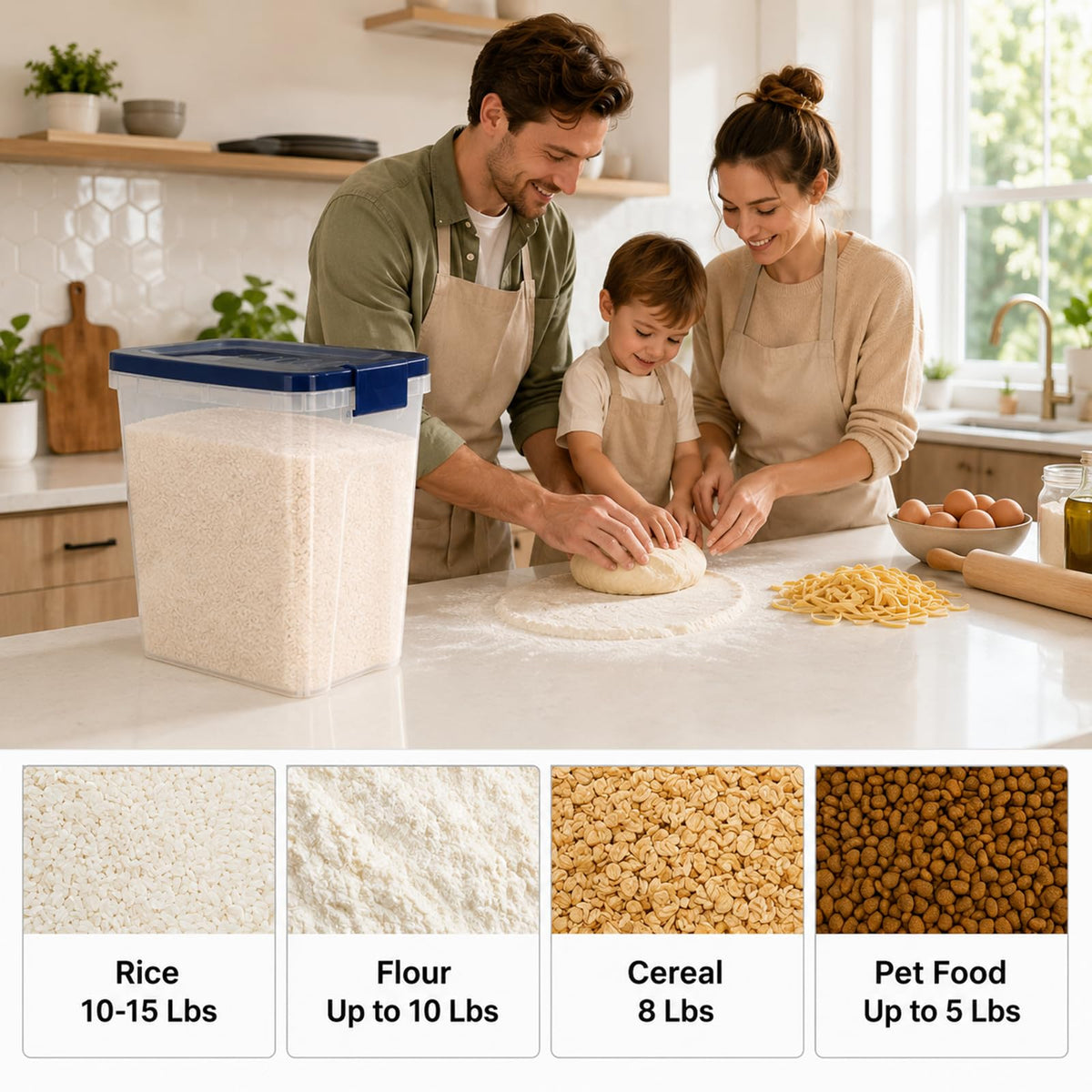 Airtight Pet Food Storage Container I413845