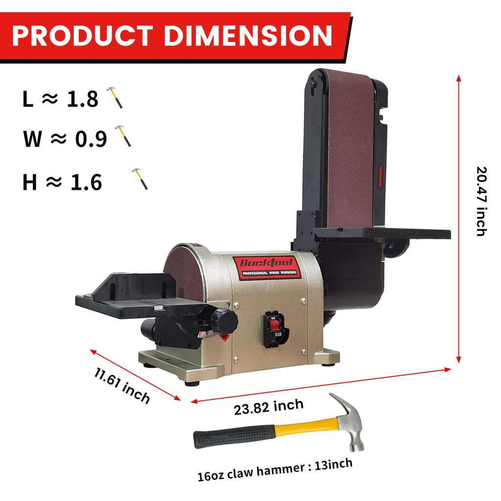 Bench Belt Disc Sander 4x36" Belt 6" Disc W44505