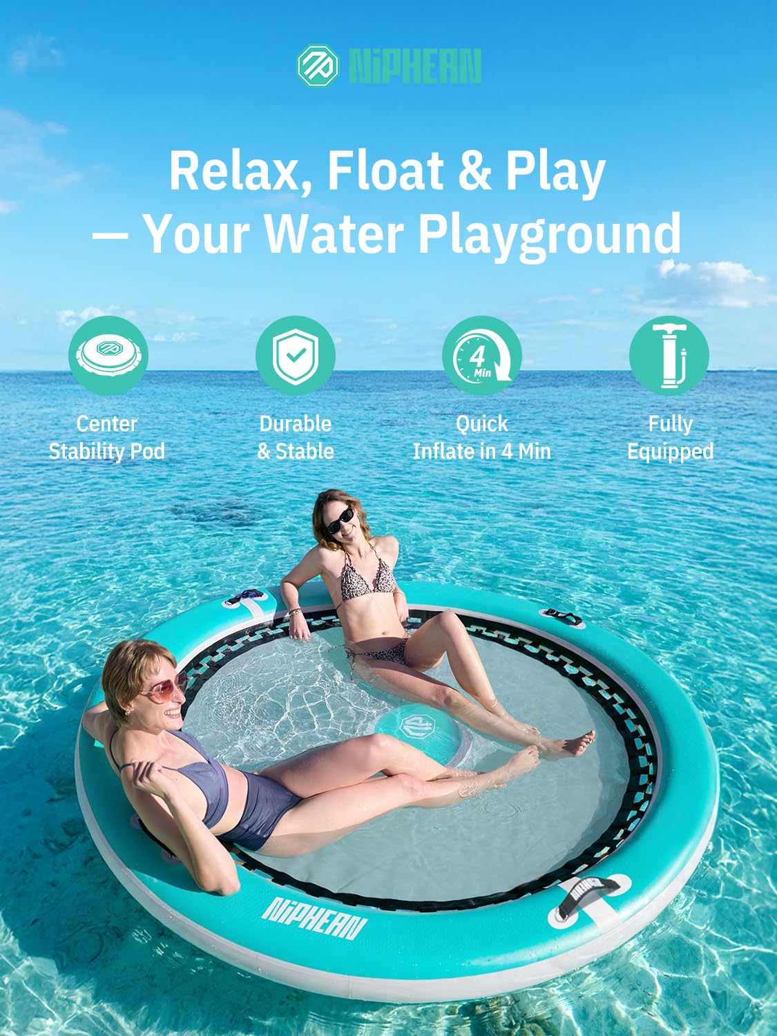 Inflatable Water Hammock 8FT V60357