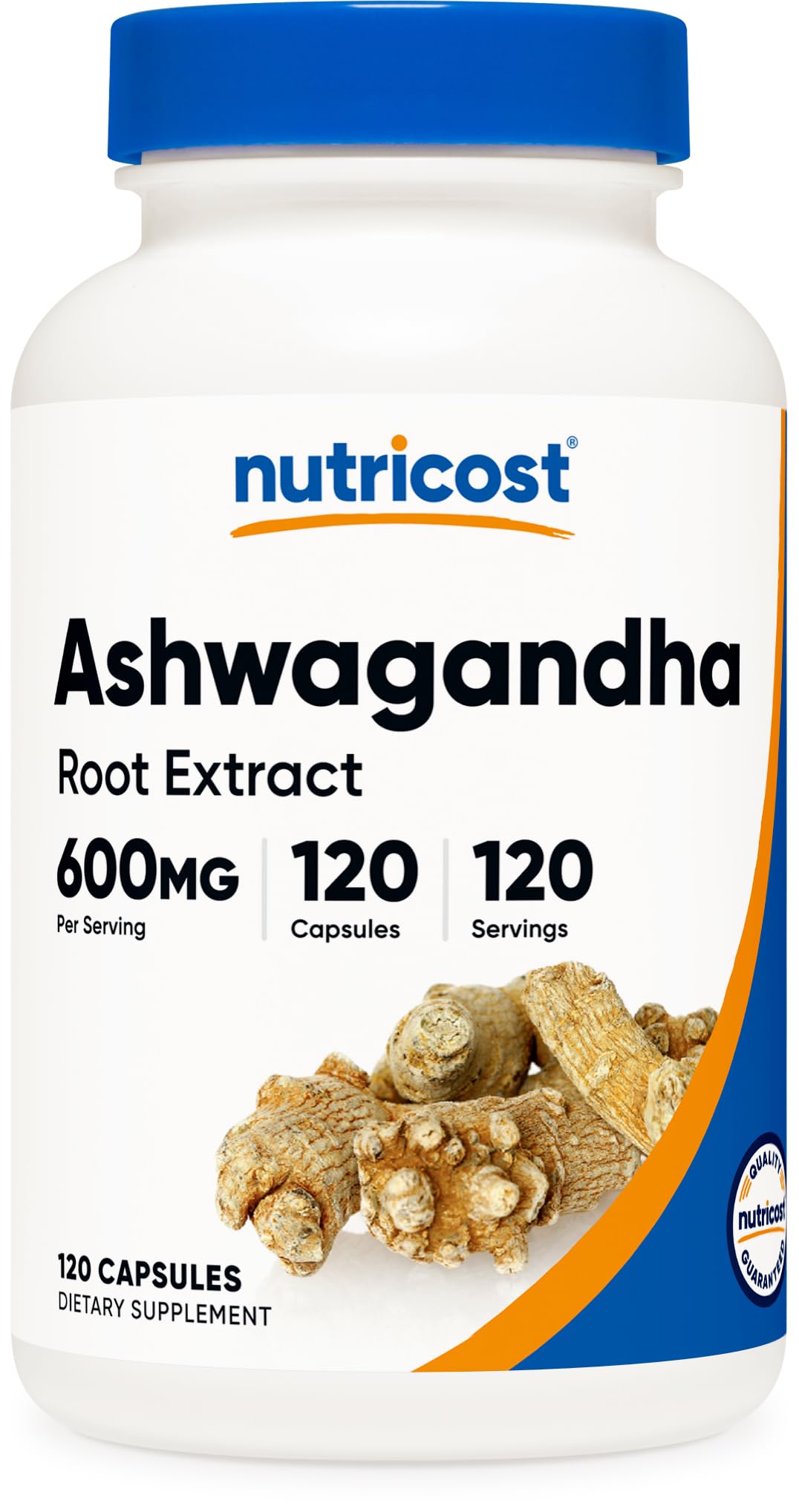 Ashwagandha Herbal Supplement 600mg 120 Capsules V66827