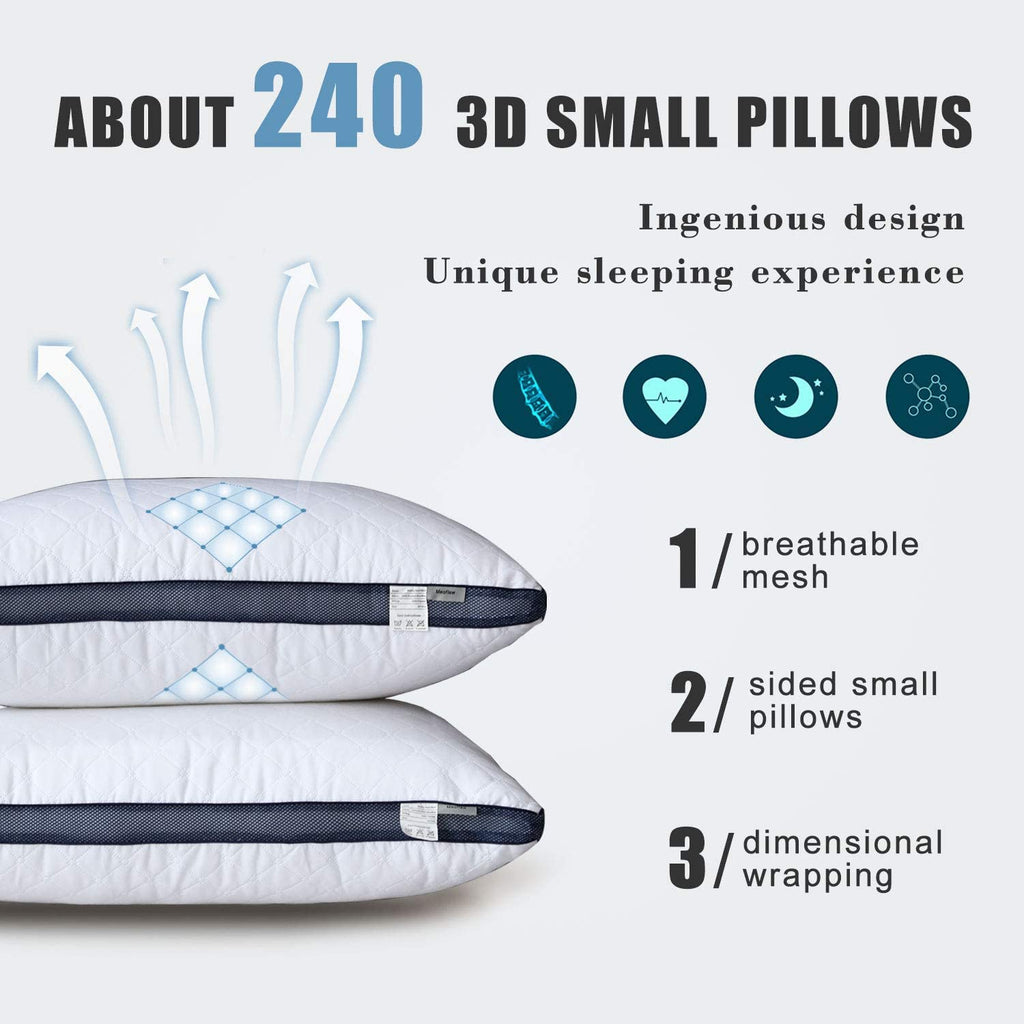 Queen Size Bed Pillows Set of 2 I85164