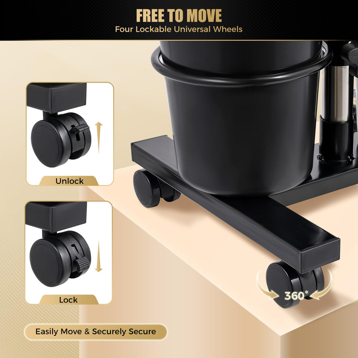 Portable Shampoo Basin with 2 Buckets, Height Adjustable Q699821