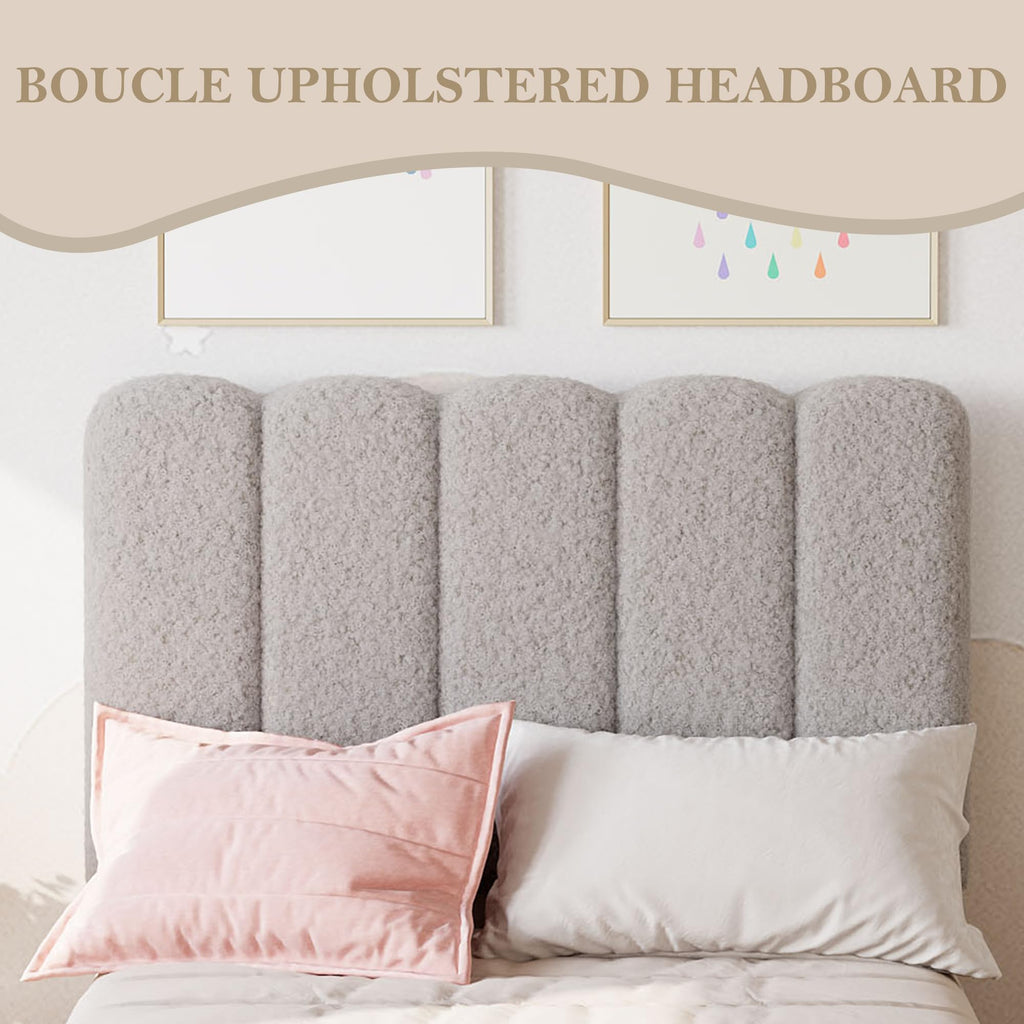Twin Bed Frame with Headboard A119