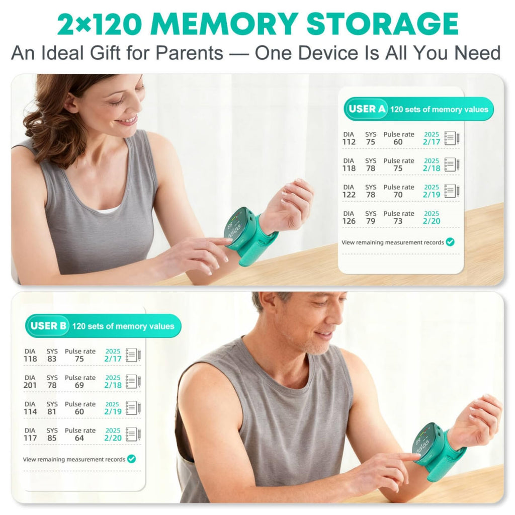 Portable Wrist Blood Pressure Monitor E906